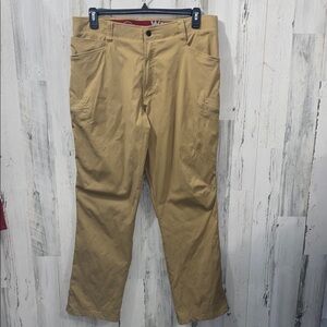 0704 Wrangler Tan Chinos Classic Straight-Leg